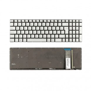 Asus N551, N551V, N551VW Klavye - Türkçe Gümüş Gri - Işıklı