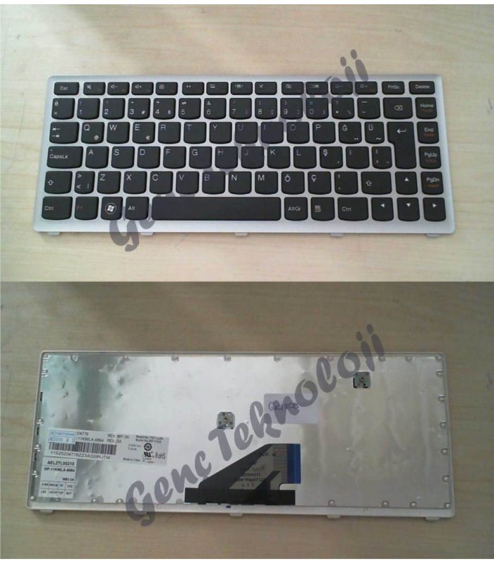 Lenovo IdeaPad U310E Klavye - Türkçe Siyah Lenovo IdeaPad U310E Klavye - Türkçe Siyah