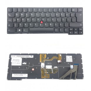 Lenovo ThinkPad X1 Carbon 2.Generation 04X5570 Klavye - Türkçe Siyah - Işıklı