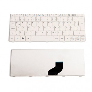 Acer Aspire One D260 Klavye - Türkçe Beyaz