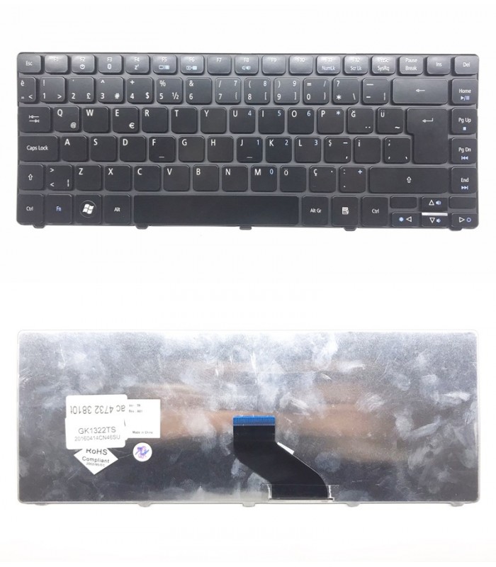 Acer 9J.N1S82.A0T Klavye - Türkçe Siyah