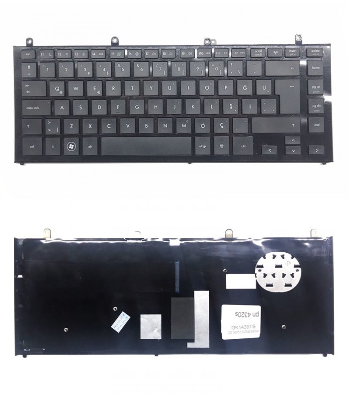 HP ProBook 4320 Klavye - Türkçe Siyah