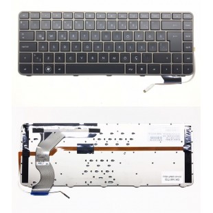 HP 608375-001 Klavye - Türkçe Siyah - Işıklı