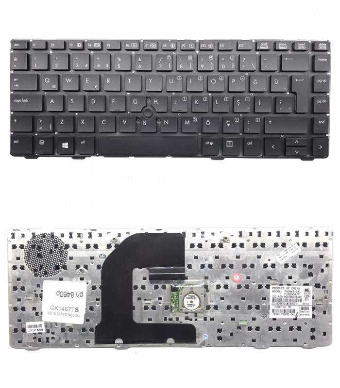 HP 642760-081 Klavye - Türkçe Siyah - Çerçevesiz