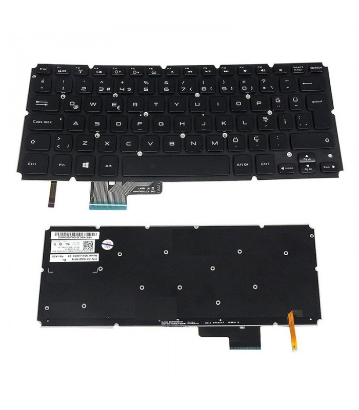 Dell XPS 15 L521x Klavye - Türkçe Siyah - Işıklı