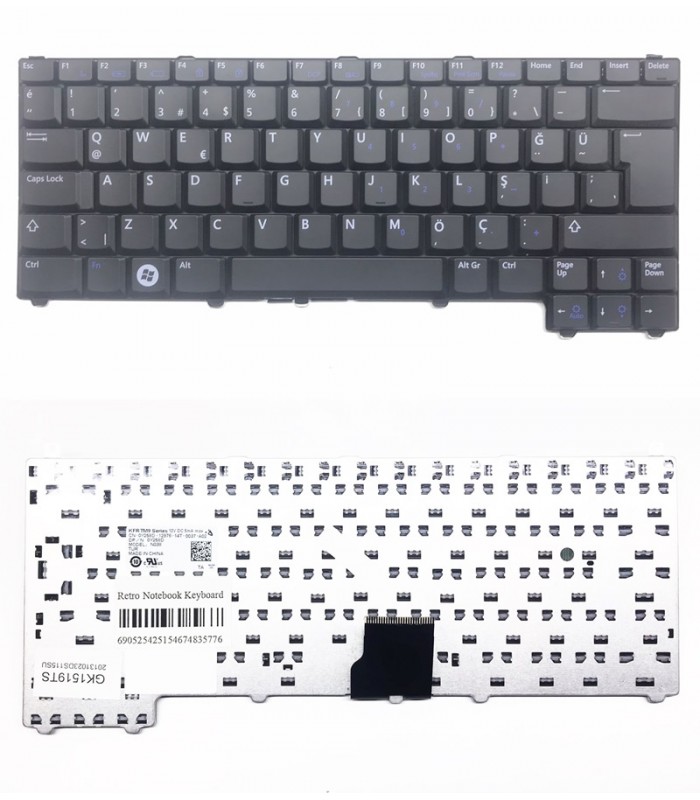 Dell Latitude E4200 Klavye - Türkçe Siyah