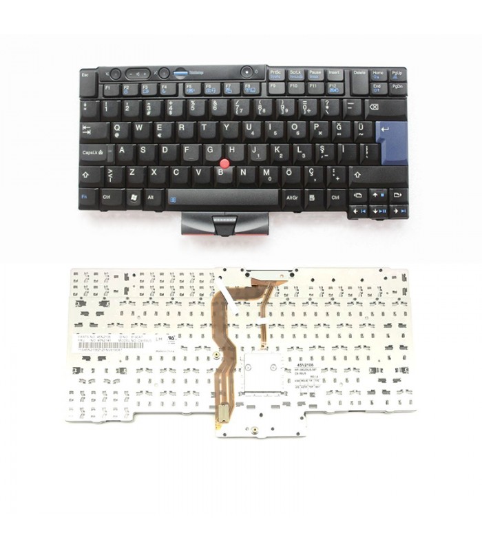 IBM-Lenovo ThinkPad T400S Klavye - Türkçe Siyah