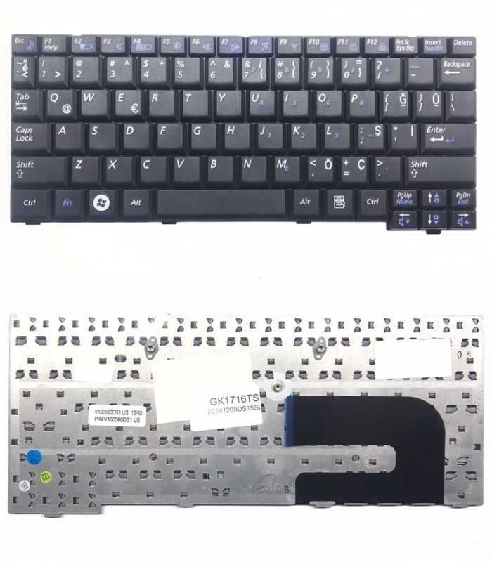 Samsung V100560DS1 Klavye - Türkçe Siyah