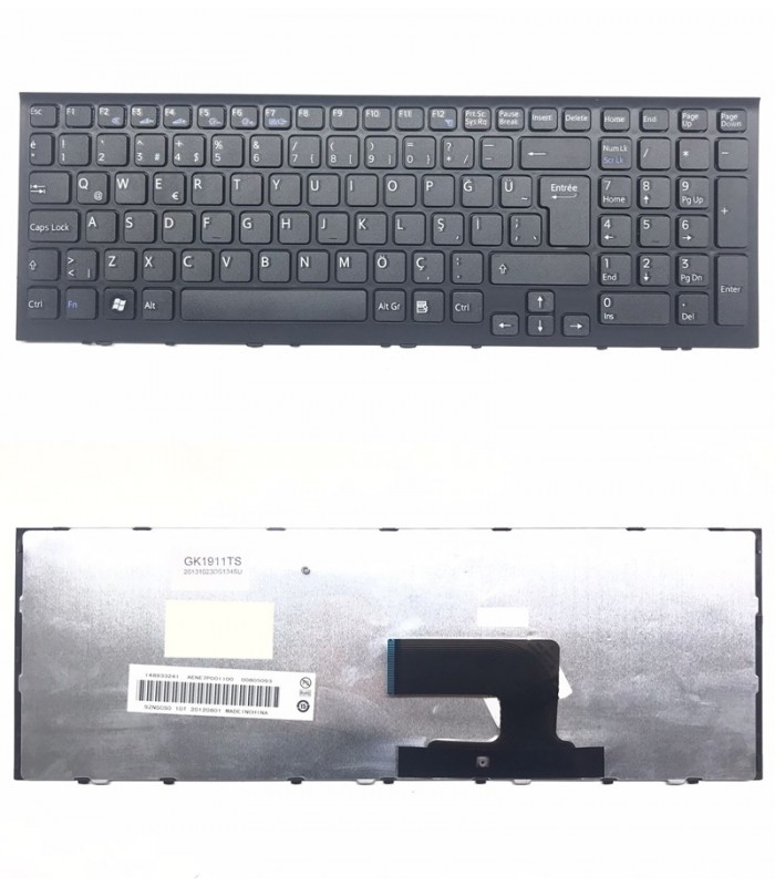 Sony Vaio VPCEE Klavye - Türkçe Siyah Sony Vaio VPCEE Klavye - Türkçe Siyah