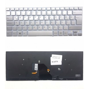 Sony 149236521GB Klavye - Türkçe Gümüş Gri - Işıklı - Çerçevesiz