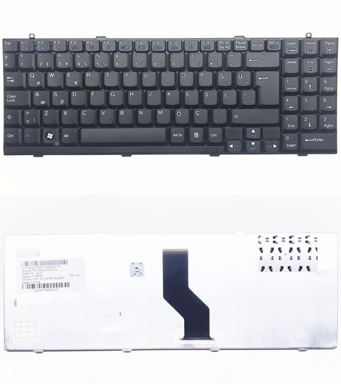 LG R560 Klavye - Türkçe Siyah