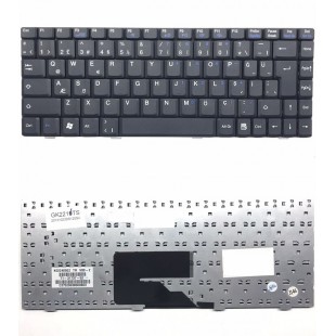 Fujitsu Siemens K022405E1 Klavye - Türkçe Siyah