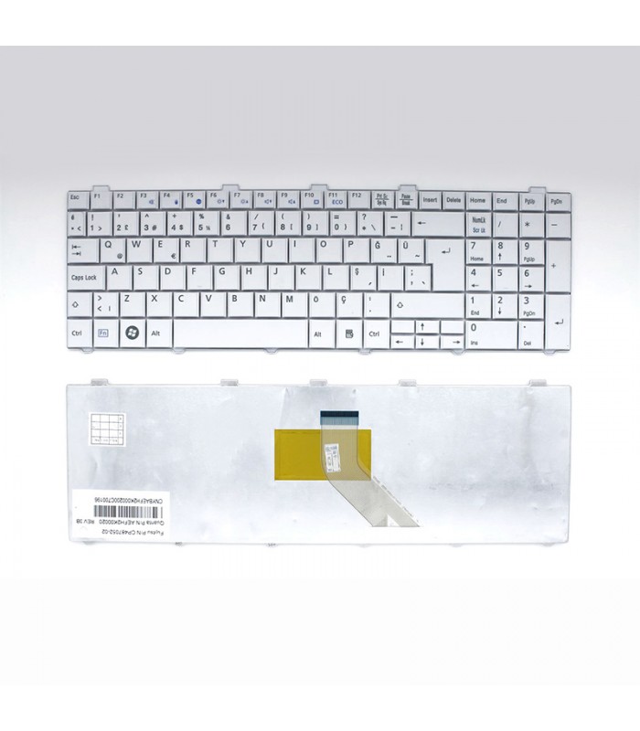 Fujitsu Siemens LifeBook AH530 Klavye - Türkçe Beyaz