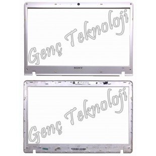 Sony Vaio PCG 716 LCD Bezel Ekran Ön Çerçeve - Ver.1 - Beyaz - Orijinal