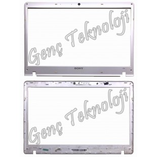 Sony Vaio PCG-71C LCD Bezel Ekran Ön Çerçeve - Ver.1 - Beyaz - Orijinal