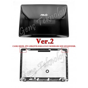 Asus PRO64V, N61VN-2A LCD Camlı Cover Ekran Kasası - Ver.2 - Orijinal