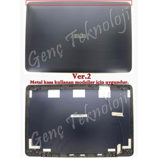 Asus K555LP, K555LPB, K555QA LCD Cover Ekran Kasası - Ver.2 - Orijinal