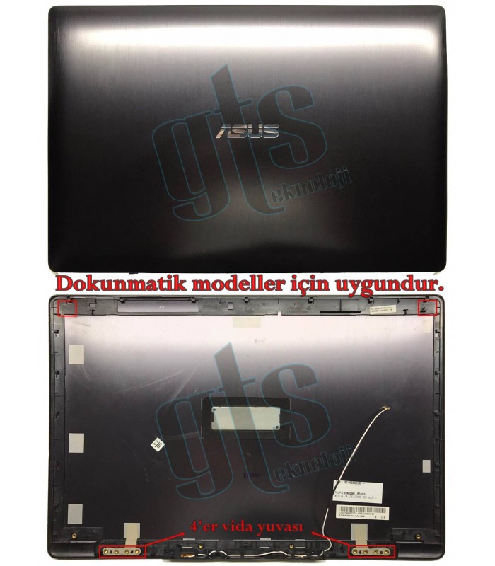 Asus 13N0-P9A0F31 LCD Cover Ekran Kasası - Ver.2