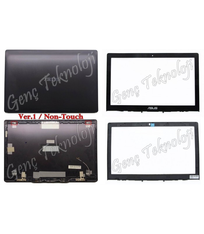 Asus G550J Uyumlu LCD Cover ve Bezel Ekran Kasa Takımı