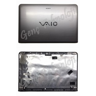 Sony Vaio SVE15 Serisi LCD Cover Ekran Kasası - Gri - Orijinal