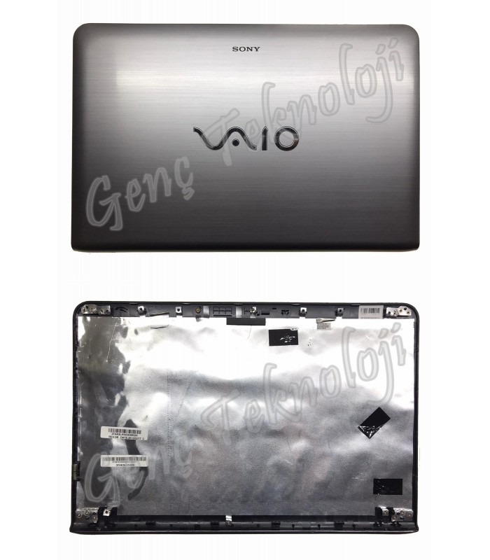 Sony Vaio SVE15 Serisi LCD Cover Ekran Kasası - Gri