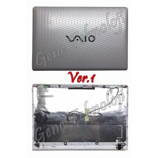Sony Vaio PCG 712 LCD Cover Ekran Kasası - Ver.1 - Beyaz - Orijinal