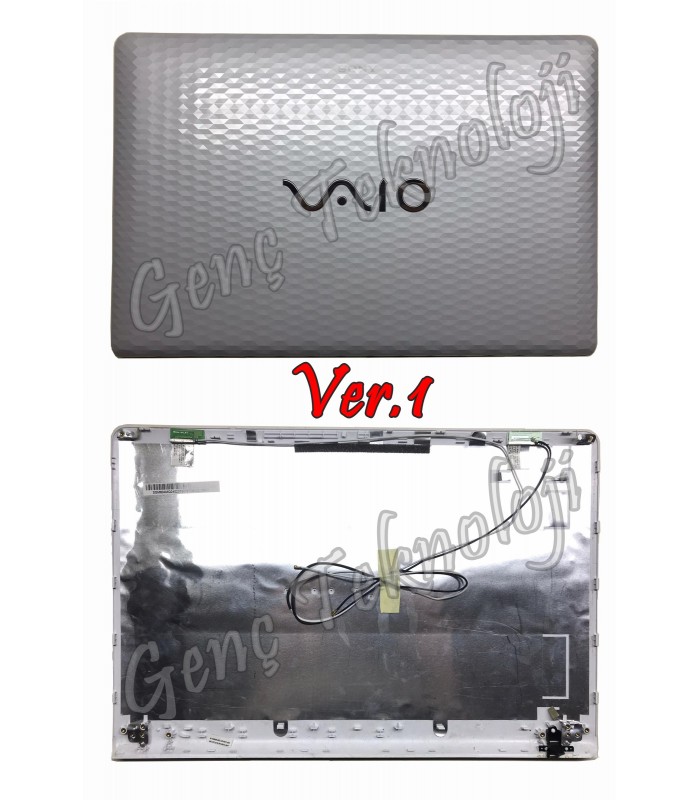 Sony Vaio PCG-712 LCD Cover Ekran Kasası - Ver.1 - Beyaz