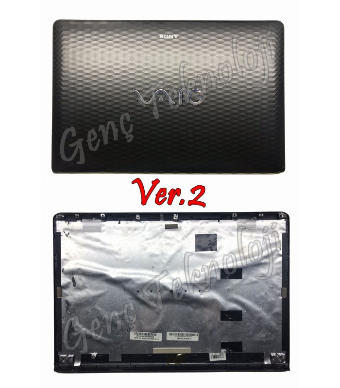 Sony Vaio PCG-712 LCD Cover Ekran Kasası - Ver.2 - Siyah