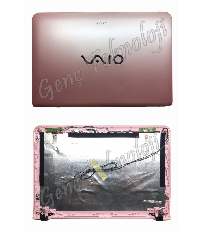 Sony Vaio SVE11, SVE-11 Serisi LCD Cover Ekran Kasası - Pembe