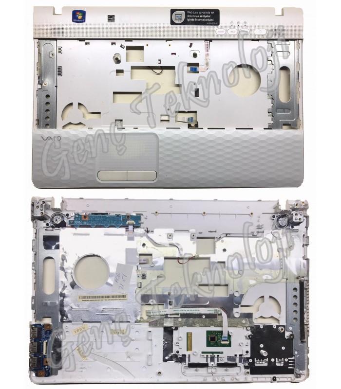 Sony Vaio PCG-712 Üst Kasa Klavye Kasası - Beyaz