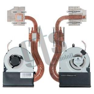 Asus N56 N56VZ KSB0705HB-BK35 CPU Fan ve Heatsink Bakır Soğutucu - Versiyon 1