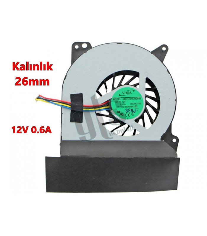 Asus G750JH G750JM G750JS CPU Fan Soğutucu - Versiyon 1 Asus G750JH G750JM G750JS CPU Fan Soğutucu - Versiyon 1