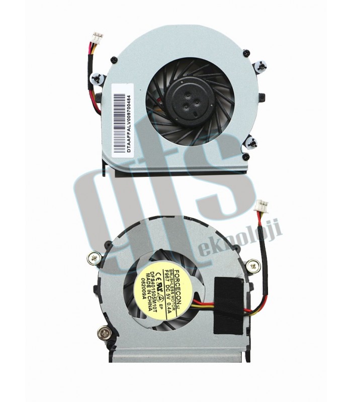 Lenovo DFS401505M10T Notebook Cpu Fan - 3 Pin