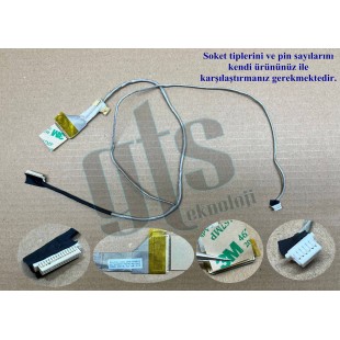Toshiba Satellite L635-SP3001L (PSK00U-01ELM3) Ekran Kablosu Data Flex Kablo