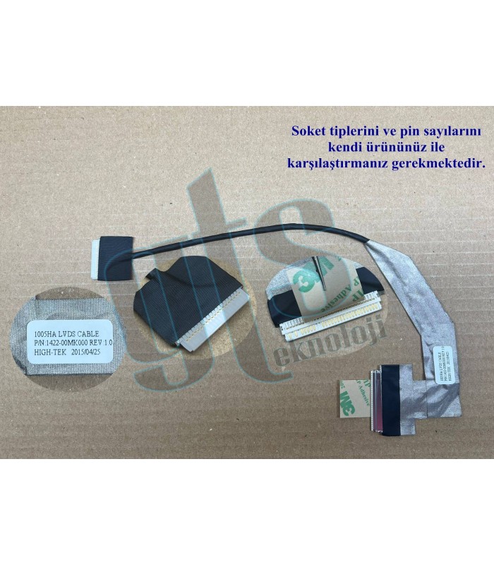 Asus Eee PC 1001HA Floresanlı Ekran Kablosu Data Kablo