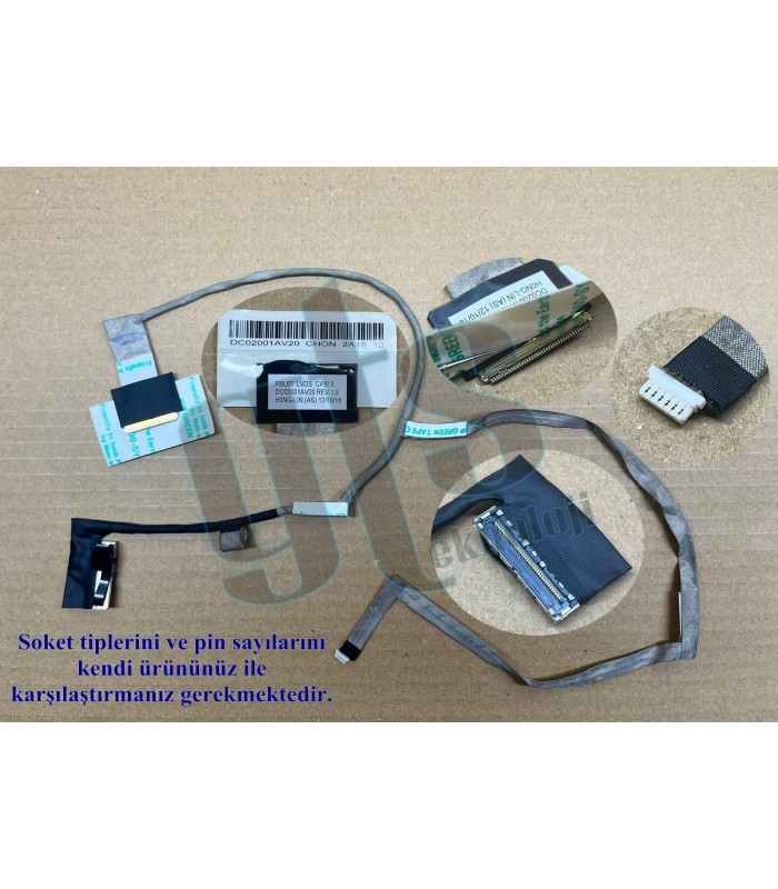 Asus DC02001AV10 Led Ekran Kablosu Data Kablo