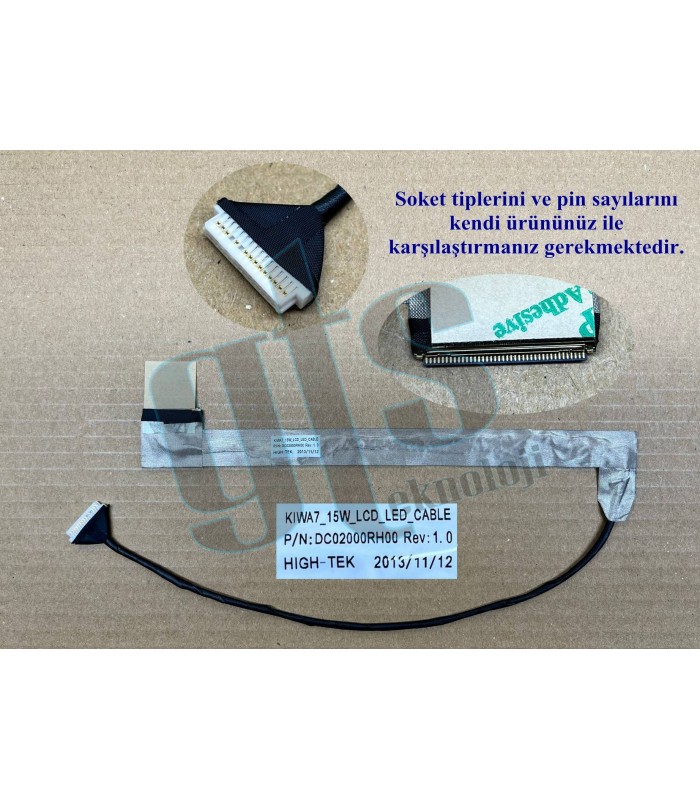 Lenovo DC02000RH10 Led Ekran Kablosu Data Kablo - 40 Pin