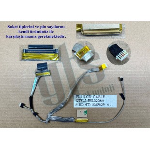 Lenovo ideaPad S10-3 Led Ekran Kablosu Data Kablo