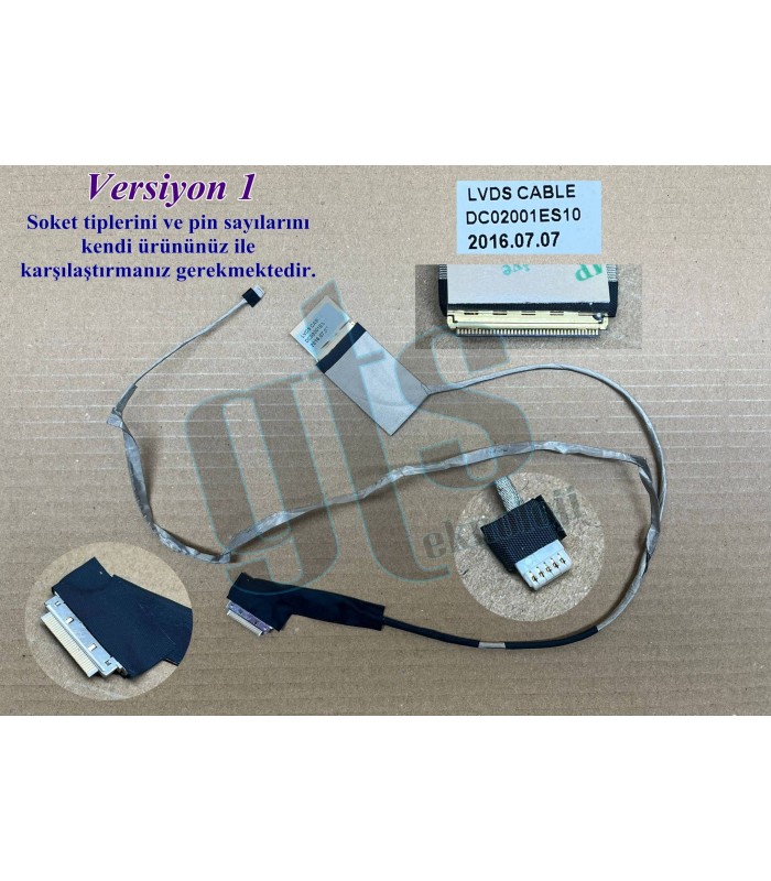 Lenovo ideaPad G580A, G585, G585G Led Ekran Kablosu Data Kablo - Ver.1