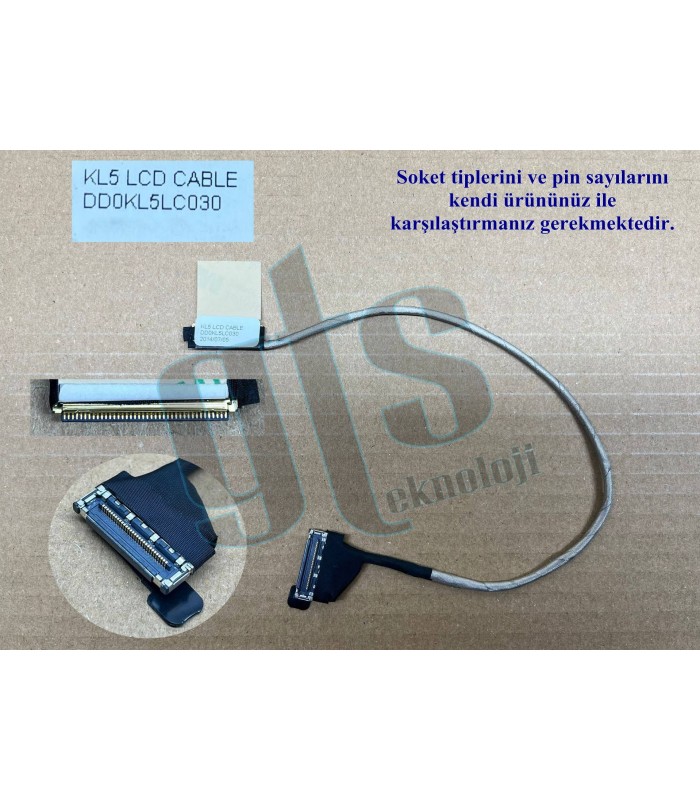 Lenovo ideaPad Z370, Z370A Led Ekran Kablosu Data Kablo - 40 Pin