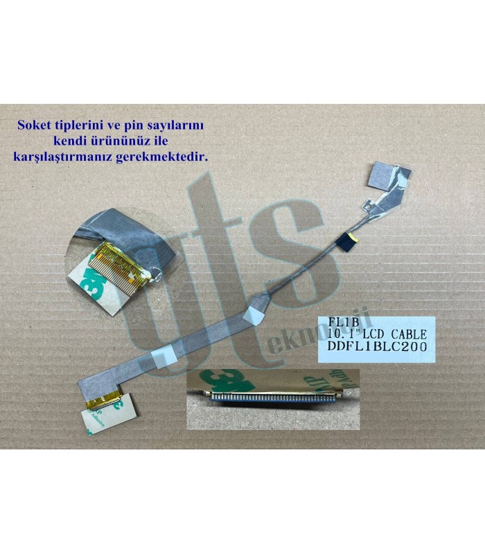 Lenovo DDFL1BLC200 Led Ekran Kablosu Data Kablo - 40 Pin Lenovo DDFL1BLC200 Led Ekran Kablosu Data Kablo - 40 Pin