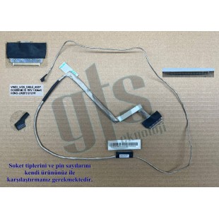 IBM-Lenovo DC02001MC10, DC02001OS00 Led Ekran Kablosu Data Kablo - 40 Pin