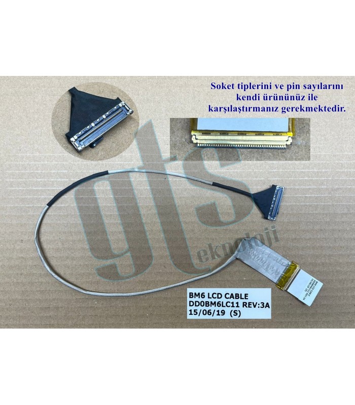 IBM-Lenovo ideaPad B5400, M5400 Led Ekran Kablosu Data Kablo - 40 Pin