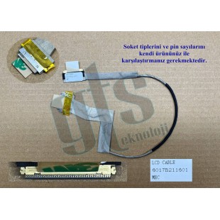 Acer Aspire 3810TZ, 3810TZG Led Ekran Kablosu Data Kablo - 40 Pin