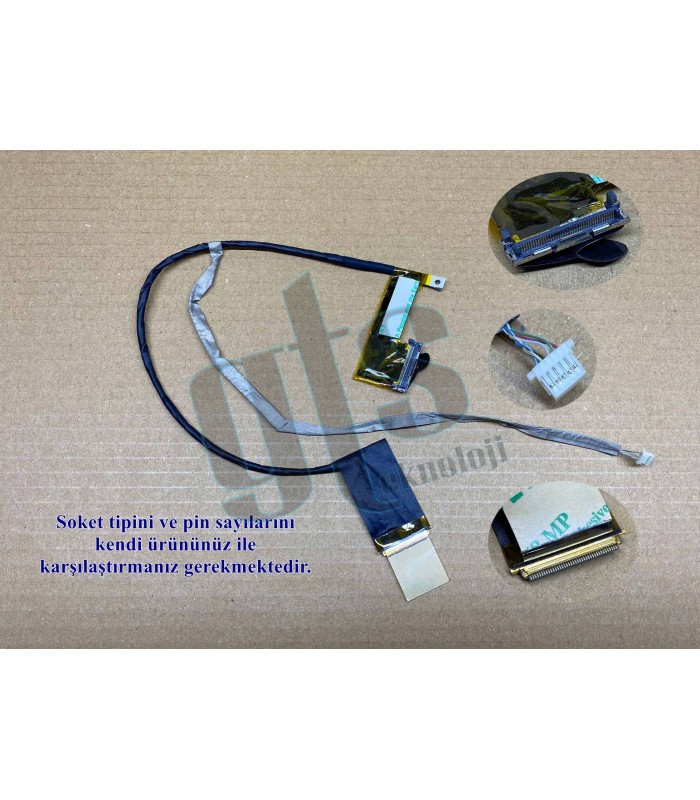HP 3350401P00-GEK-G, 350401U00-11C0G Led Ekran Kablosu Data Kablo - 40 Pin