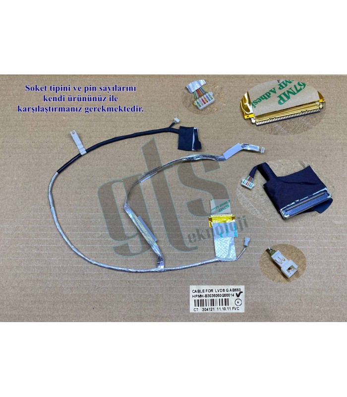 HP 639397-001 Led Ekran Kablosu Data Kablo - 40 Pin HP 639397-001 Led Ekran Kablosu Data Kablo - 40 Pin