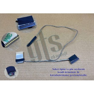 HP 686898-001, 686592-001 Led Ekran Kablosu Data Kablo - 40 Pin