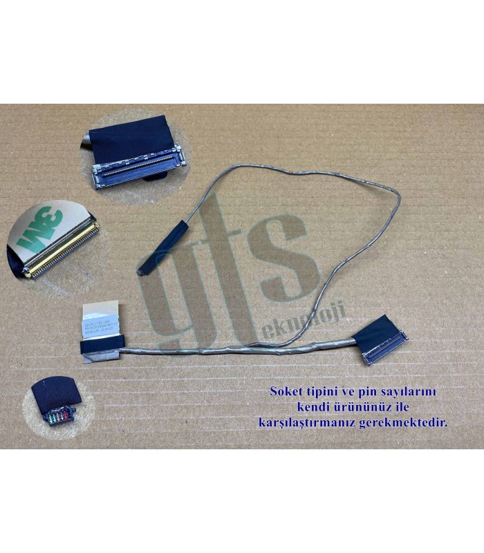 HP 686898-001, 686592-001 Led Ekran Kablosu Data Kablo - 40 Pin