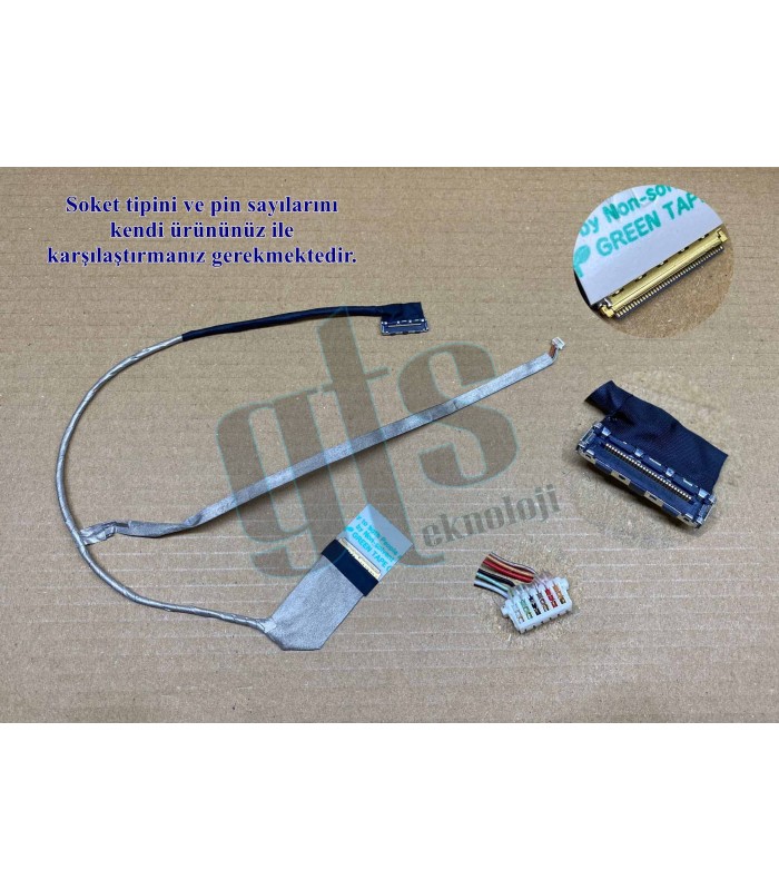 HP 35040D300-GY0-G, 35040D100-H0B-G Led Ekran Kablosu Data Kablo - 40 Pin