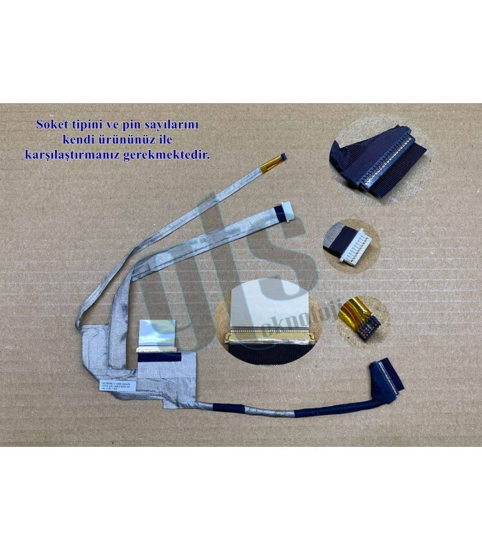 HP 651368-001, 638553-001 Led Ekran Kablosu Data Kablo - 40 Pin HP 651368-001, 638553-001 Led Ekran Kablosu Data Kablo - 40 Pin